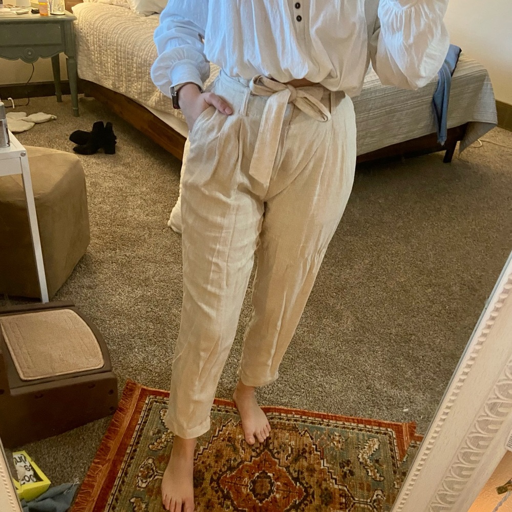 Loft linen pants